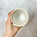 FLOWER CRYSTAL (WHITE & RED) FREE CUP (2 PIECE SET), Kyoto Ware, Kiyomizu Ware