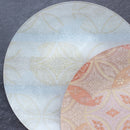 2-piece set Shippo pattern (Seven treasures) Beige & White | Nishijin Textiles | RE:NISTA
