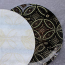 2-piece set Shippo pattern (Seven treasures) Black & White | Nishijin Textiles | RE:NISTA