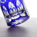 LAYERED YARAI TUMBLER PAIR, Edo Kiriko Glass