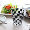 KUROCO TAMA CHECKERED OLD, Edo Kiriko Glass