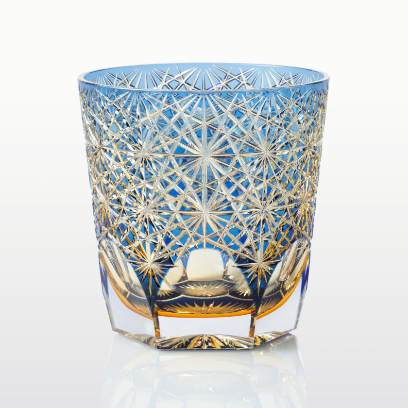 ROCKS GLASS] WHISKEY GLASS KASANEIROME OGIKU (CHRYSANTHEMUM IN