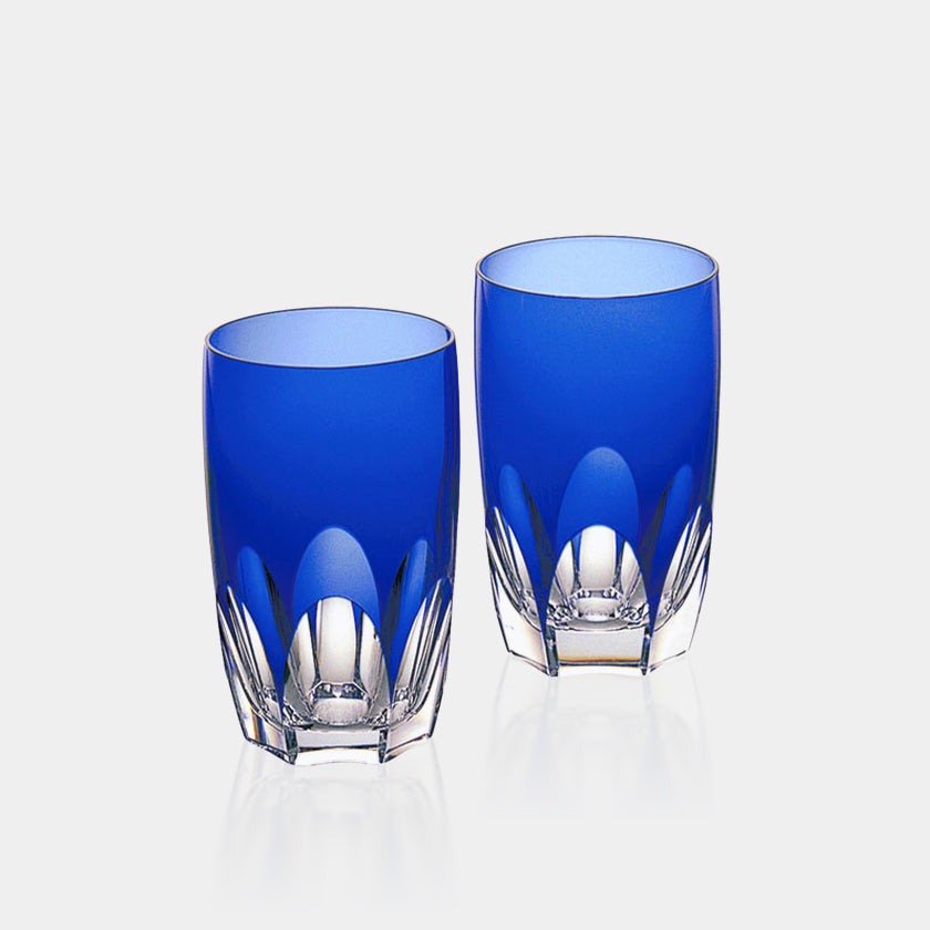 GLASS] PAIR OF TUMBLERS 