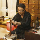 CAT NECKLACE & EARRINGS SET GINKAKU, Pet Supply, Kyoto buddhist beads