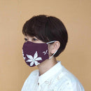 KINUMASK ROUND (UNISEX) C, Facemask, Kyoto Yuzen Dyeing