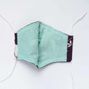 KINUMASK ROUND (UNISEX) C, Facemask, Kyoto Yuzen Dyeing