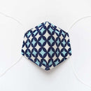 KINUMASK SQUARE (UNISEX) H, Facemask, Kyoto Yuzen Dyeing