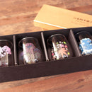 SHUN JAPAN FOUR SEASONS MAGIC (4 PIECES), Glass, Mino Ware