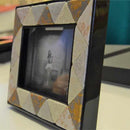 WOOD PHOTO FRAME (SILVER), Picture Frame, Edo Art Dolls