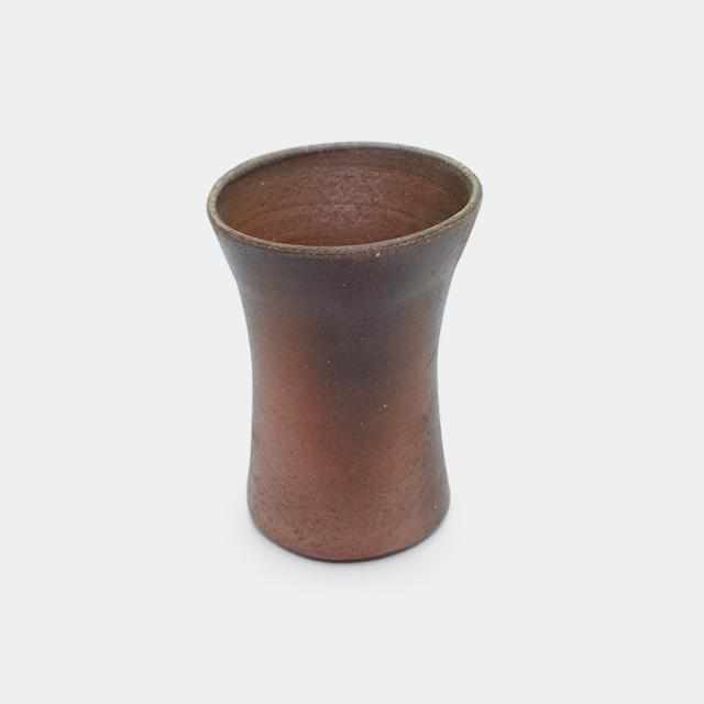 茶色の陶器製壺 金属製ハンドル付き 直しあります 茶人花押印 ルソン壺/呂宋壺 茶壺 P164｜骨董店 のびる 古美術 骨董