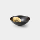 箔一 おぼろ月 ボウル6寸 (漆)【金沢箔】