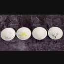 FOUR SEASONS MAGIC COLOR CHANGING HIRASAKAZUKI (4 PIECES), Sake Cup, Mino Ware
