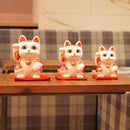 MANEKI NEKO FENG SHUI (WHITE) INNOCENT RELAX, Beckoning Lucky Cat, Edo Art Dolls