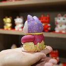 MANEKI NEKO, GLOW, Beckoning Lucky Cat, Edo Art Dolls