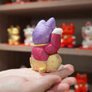 MANEKI NEKO, GLOW, Beckoning Lucky Cat, Edo Art Dolls