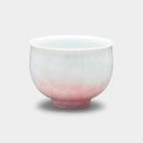 FIVE-COLORED FLOWER CRYSTAL TEA BOWL (5 PIECE SET), Kyo Ware, Kiyomizu Ware