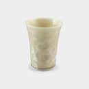 FLOWER CRYSTAL (BROWN) FREE CUP, Kyo Ware, Kiyomizu Ware