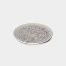 FLOWER CRYSTAL (BROWN) SHAKU PLATE, Large Plate, Platter, Kyo Ware, Kiyomizu Ware