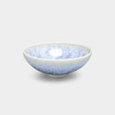 FLOWER CRYSTAL (GINFUJI) FLAT TEA BOWL, Kyo Ware, Kiyomizu Ware