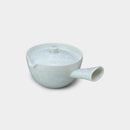 FLOWER CRYSTAL (WHITE) KYUSU, Japanese Tea Cup, Kyoto Ware, Kiyomizu Ware