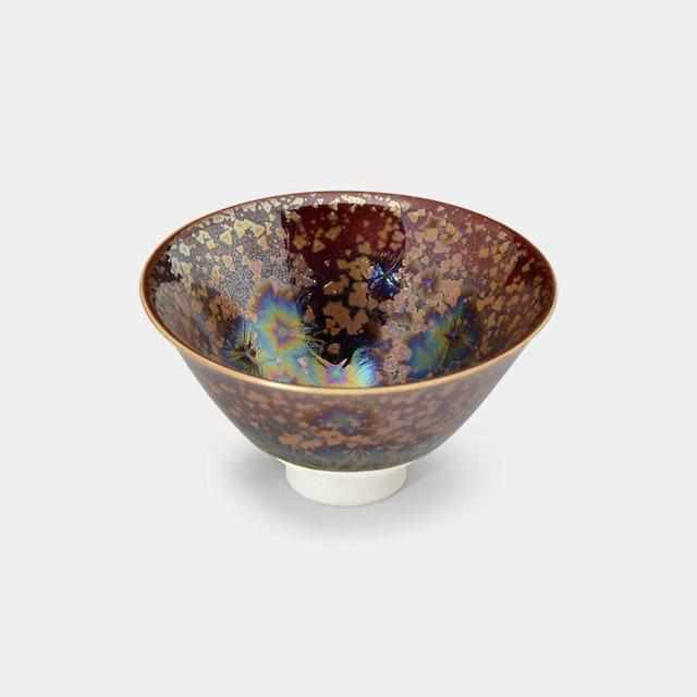 陶葊 赤耀虹彩 盃【京焼-清水焼】 ｜ARTISAN