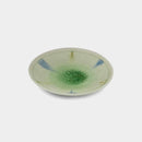 HIBIKI ASH GLAZE SANSAI PLATE 210, Plattrer, Kyoto Ware, Kiyomizu Ware