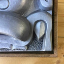 TISSUE CASE (ONIGAWARA WITH A GLARING FACE), Tissue Box Cover, Sanshu Onigawara Crafts