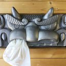 TISSUE CASE (ONIGAWARA WITH A GLARING FACE), Tissue Box Cover, Sanshu Onigawara Crafts