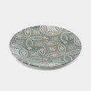 PLATE (HANA CLOISONNE) BLACK, Large Plate, Platter, Nishijin Textile
