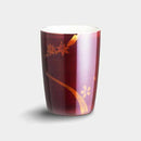 ECHIZEN FINISH SANDALWOOD RUNNING WATER SPRING AUTUMN RED (LARGE), Cup, Osaka Naniwa Suzuki