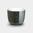 TSUGARU FINISH GUINOMI TANG DYNASTY GREEN, Sake Cup, Osaka Naniwa Suzuki