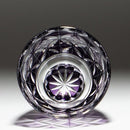 GUINOMI KIKU SHIPPO (PURPLE), Sake Glass, rinzen Kiriko