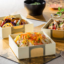 ANTIQUE FOIL Three Tiers (WHITE) JUBAKO BENTO BOX | Kanazawa Gold Leaf | HAKUICHI