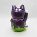 MANEKI NEKO, LEATHER ENAMEL, Beckoning Lucky Cat, Edo Art Dolls