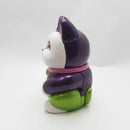 MANEKI NEKO, LEATHER ENAMEL, Beckoning Lucky Cat, Edo Art Dolls
