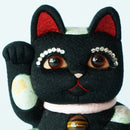 MANEKI NEKO FENG SHUI DX BLACK (M), Beckoning Lucky Cat, Edo Art Dolls