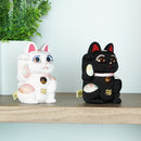MANEKI NEKO FENG SHUI DX BLACK (M), Beckoning Lucky Cat, Edo Art Dolls