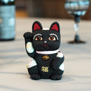 MANEKI NEKO FENG SHUI DX BLACK (M), Beckoning Lucky Cat, Edo Art Dolls