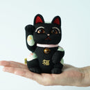 MANEKI NEKO FENG SHUI DX BLACK (M), Beckoning Lucky Cat, Edo Art Dolls