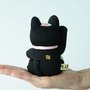 MANEKI NEKO FENG SHUI DX BLACK (M), Beckoning Lucky Cat, Edo Art Dolls