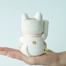 MANEKI NEKO FENG SHUI DX WHITE (M), Beckoning Lucky Cat, Edo Art Dolls