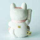 MANEKI NEKO FENG SHUI DX WHITE (M), Beckoning Lucky Cat, Edo Art Dolls