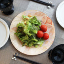 PLATE (HANA CLOISONNE) BEIGE & BLACK 2 PIECE SET, Large Plate, Platter, Nishijin Textile
