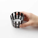 KUROCO STRIPE GUINOMI, Edo Kiriko Glass