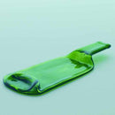 FUNEW TRAY L GREEN, Large Plate, Platter, Edo Kiriko Glass
