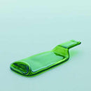 FUNEW TRAY M GREEN, Large Plate, Platter, Edo Kiriko Glass