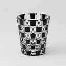 KUROCO TAMA CHECKERED OLD, Edo Kiriko Glass