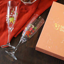 AUTUMN LEAVES MAGIC (2 PIECES), Champagne Glass, Mino Ware