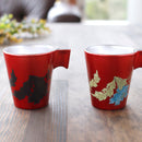 BOTANICAL (RED) CUP & SAUCER, Mug, Mino Ware