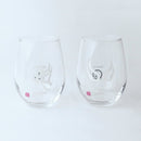 2 Pieces Set KABUKI GLASS |  Color & Design Change | Marumo Takagi